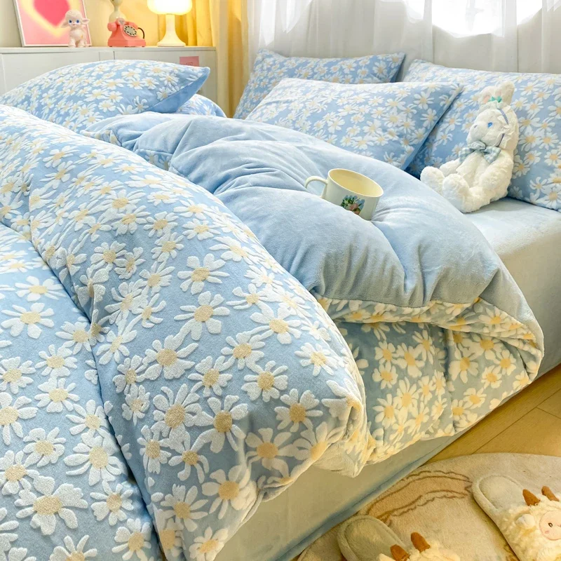 1pc thicken winter duvet cover warm milk velvet comforter cover double side velvet bed 3d carve flower comforter set bedding set 1pc thicken winter duvet cover warm milk velvet comforter cover double side velvet bed 3d carve flower comforter set bedding set