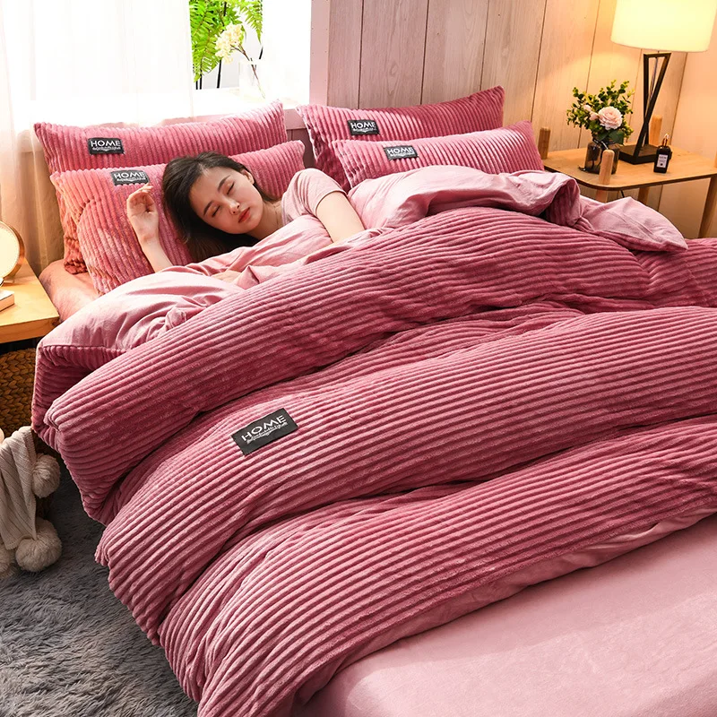 magic velvet duvet cover warmth thick bedding set with pillowcase double quilt cover twin queen king comforter cover 150/180/220 magic velvet duvet cover warmth thick bedding set with pillowcase double quilt cover twin queen king comforter cover 150/180/220