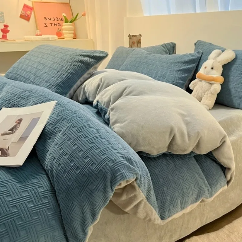 1pc thicken winter duvet cover warm milk velvet comforter cover double side velvet bed 3d carve flower comforter set bedding set 1pc thicken winter duvet cover warm milk velvet comforter cover double side velvet bed 3d carve flower comforter set bedding set